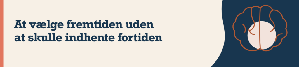 Voksen arbejder med sin selvforståelse og fremtid efter at have fået en ADHD-diagnose.